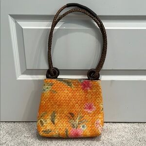 Maurizio Taiuti Floral Woven Handbag